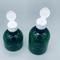 Màu xanh lá cây đậm Bán buôn rỗng 50ml 100ml 150ml Chai dầu gội đầu tròn tùy chỉnh Chai nhựa PET mỹ phẩm