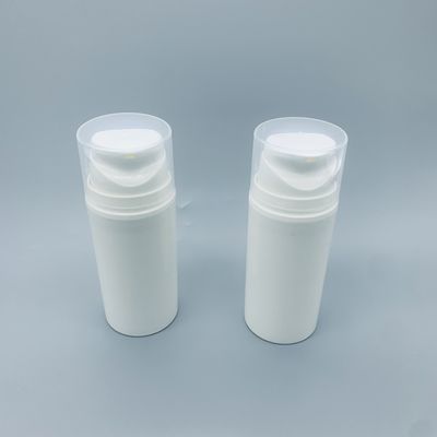 chất lượng  White Plastic Press PP Airless Bottle Cosmetics Distribution nhà máy sản xuất